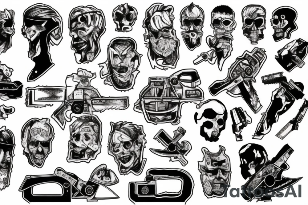 Chainsaw man tattoo idea