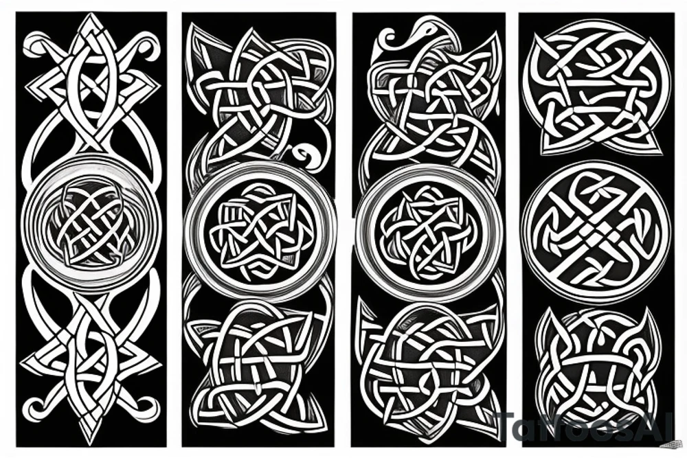 celtic cross tattoo idea