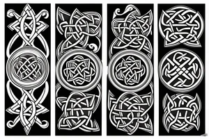celtic cross tattoo idea