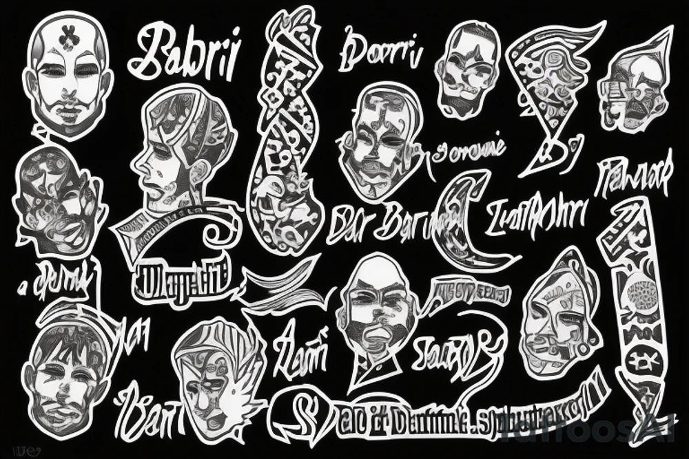 name of my brother sabri, born on the 2th june 1990 and dead on 2010 tattoo idea