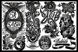 name of my brother sabri, born on the 2th june 1990 and dead on 2010 tattoo idea