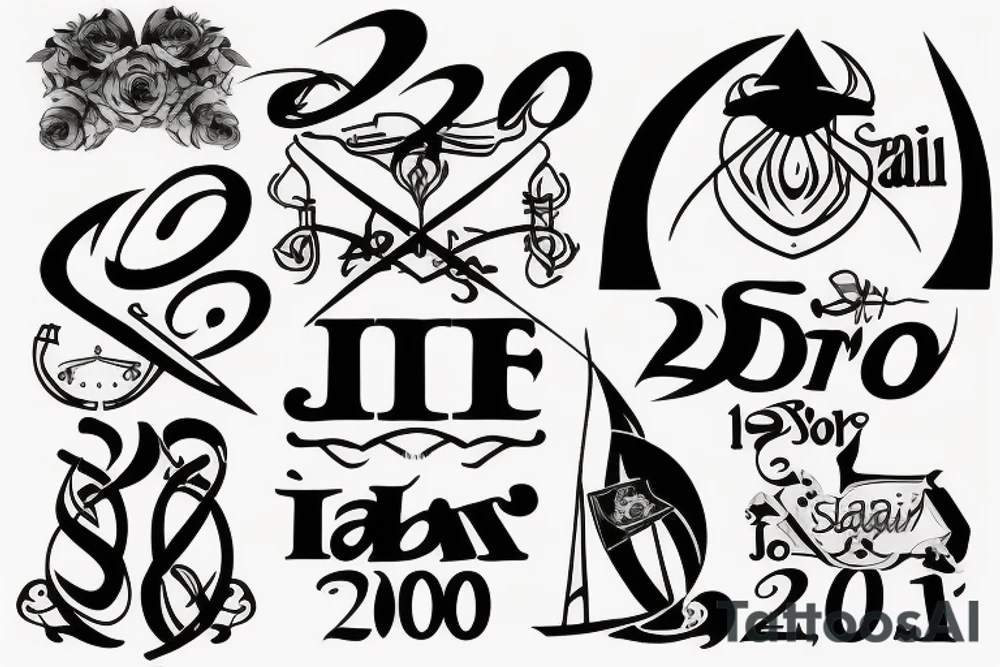 name of my brother sabri, born on the 2th june 1990 and dead on 2010 tattoo idea