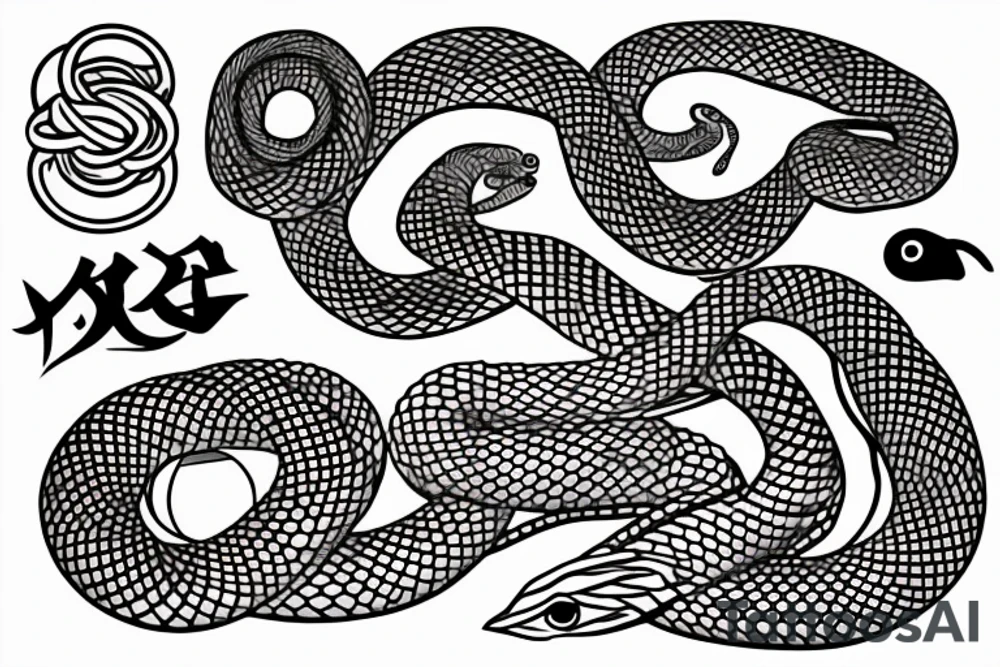 snake tattoo idea