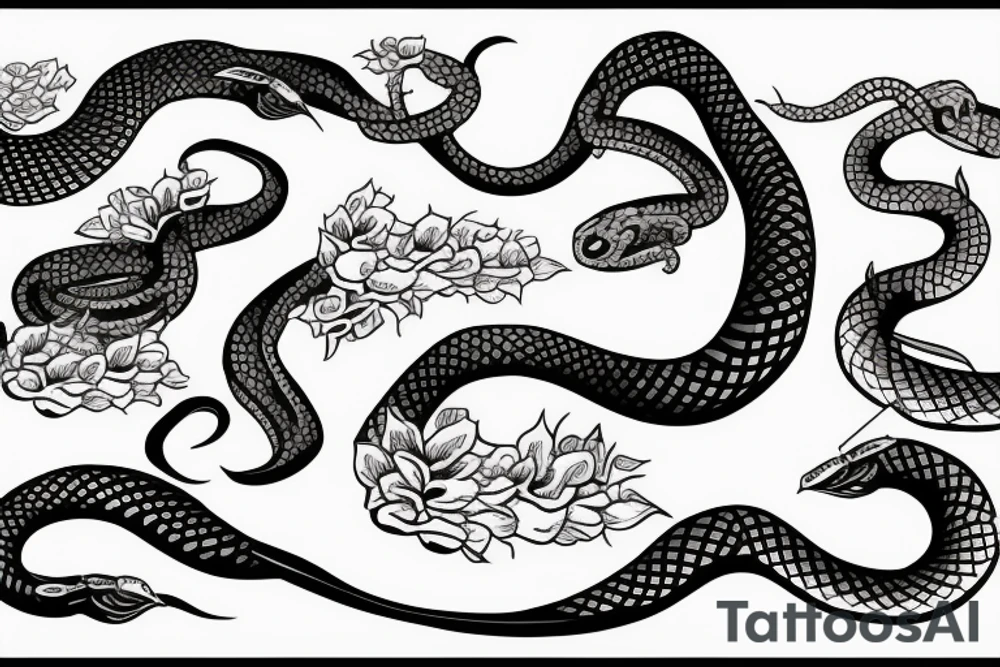 snake tattoo idea