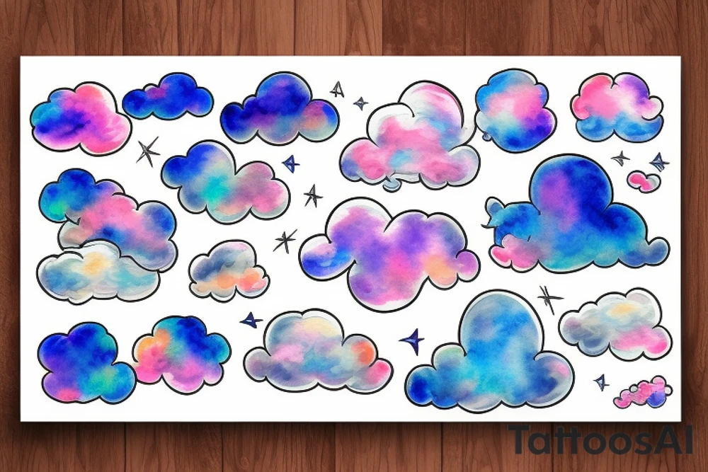 cloud tattoo idea