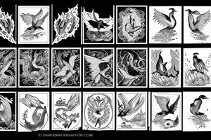 supernatural loon swimming tattoo idea