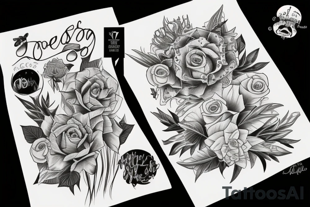 the most interesting plants grow in the shade tattoo idea