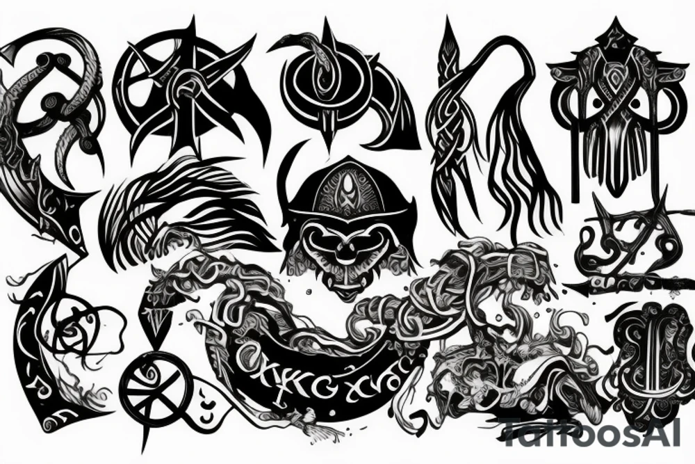 Viking tattoo idea