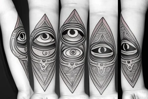 lantern with an all-seeing eye tattoo idea