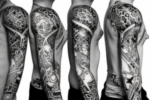anime neck tattoo tattoo idea