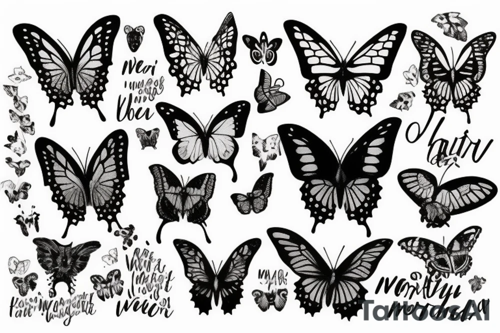Dear Mama
Everything you did was worth it
with a butterly tattoo idea