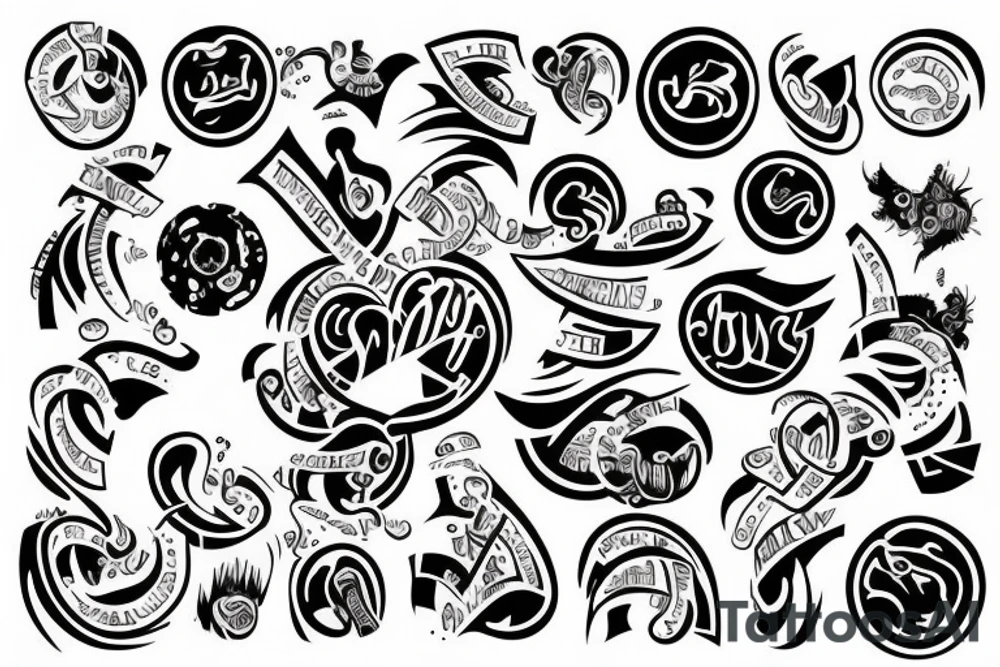 i love money and will spend my life chasing it tattoo idea