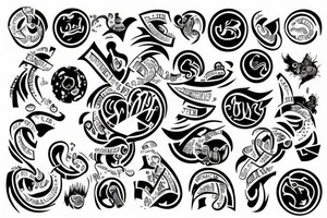 i love money and will spend my life chasing it tattoo idea