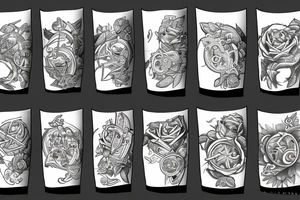 money tattoo idea
