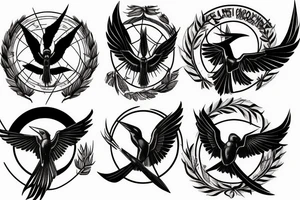 mockingjay tattoo idea