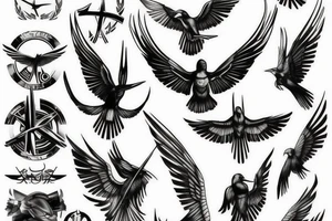 mockingjay tattoo idea