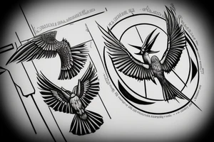 mockingjay tattoo idea