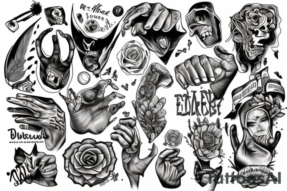 Bite the hand that feeds you tattoo idea