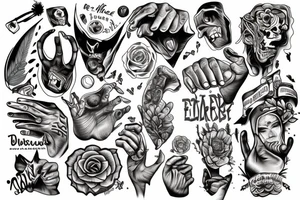 Bite the hand that feeds you tattoo idea