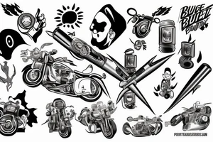 Speeding. Bullet to heaven tattoo idea
