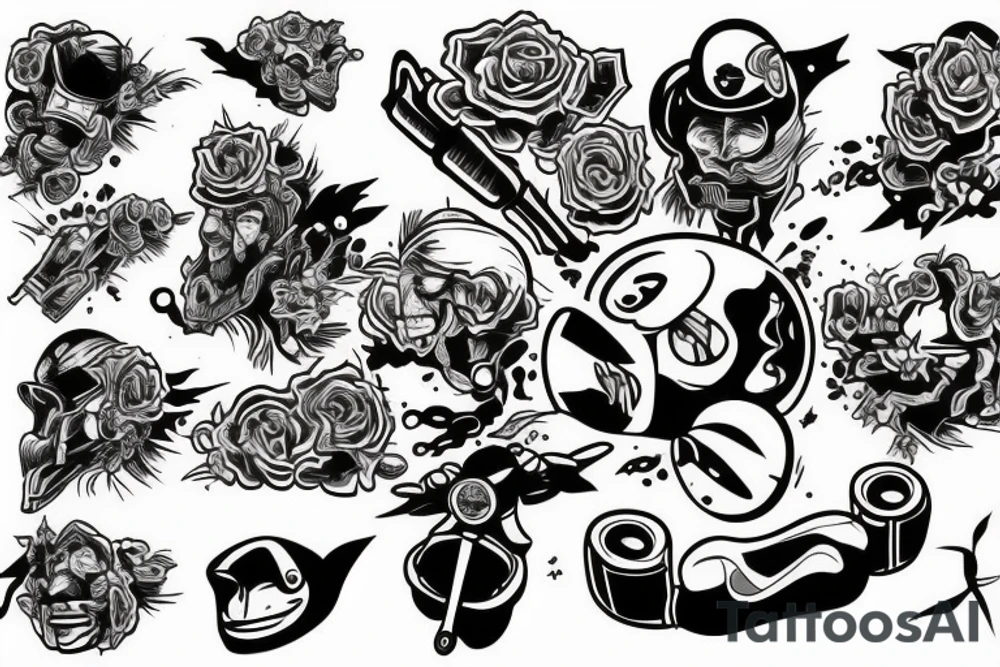 Speeding. Bullet to heaven tattoo idea