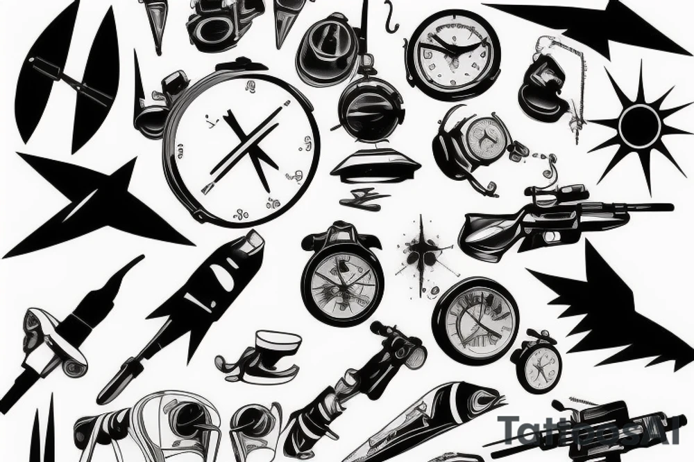 Speeding. Bullet to heaven tattoo idea