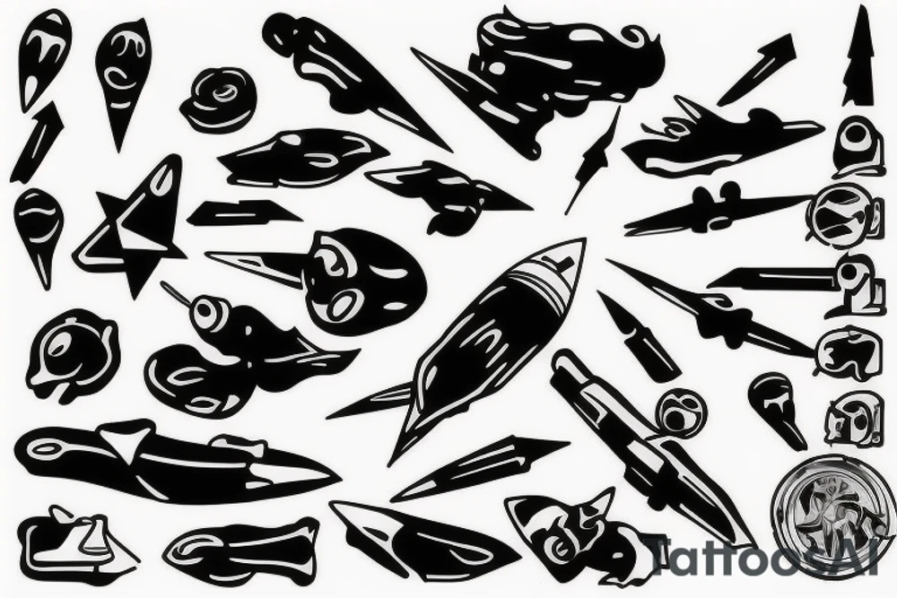 Speeding. Bullet to heaven tattoo idea