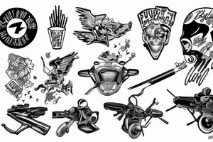 Speeding. Bullet to heaven tattoo idea