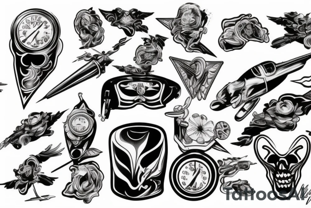 Speeding. Bullet to heaven tattoo idea