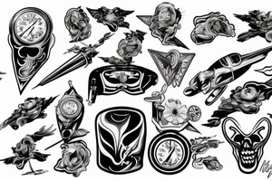 Speeding. Bullet to heaven tattoo idea
