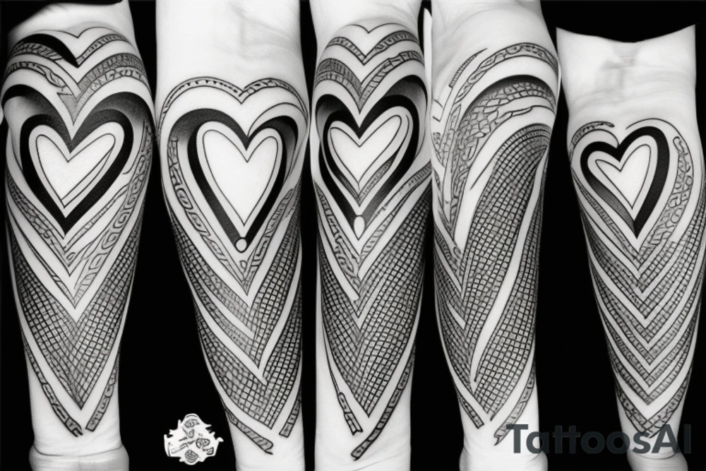 Balance of heart body and soul tattoo idea