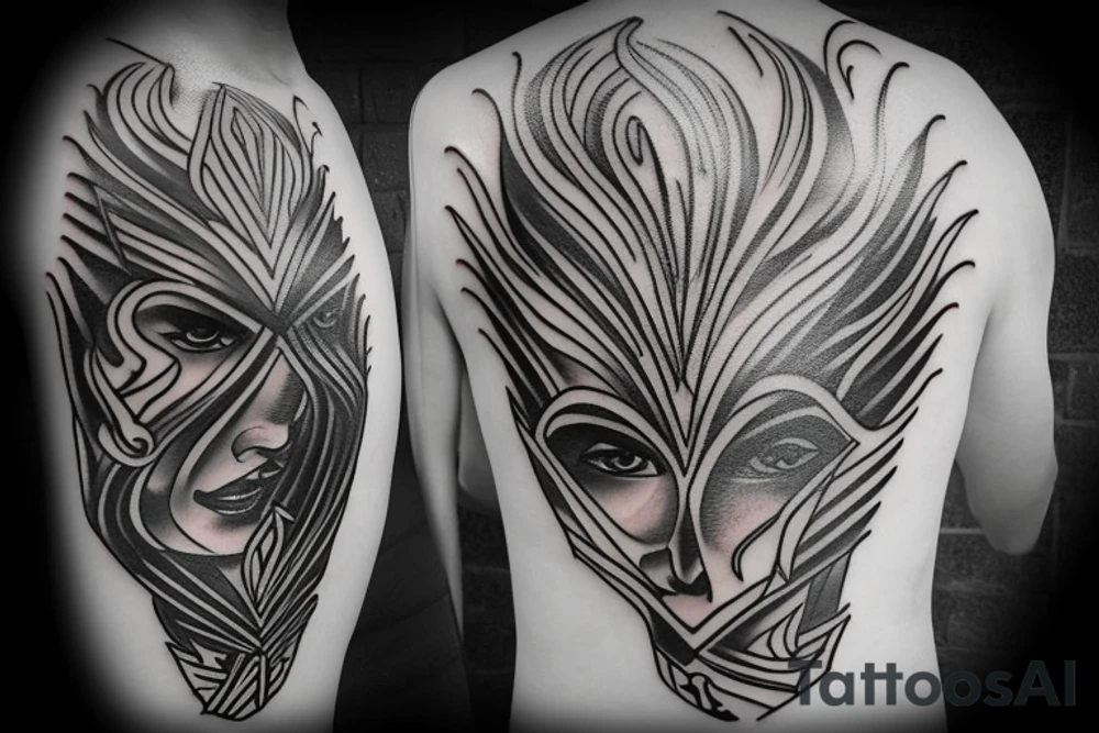 Albanian warrior tattoo idea