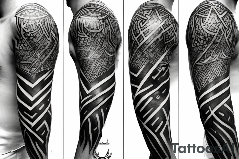 Albanian warrior tattoo idea