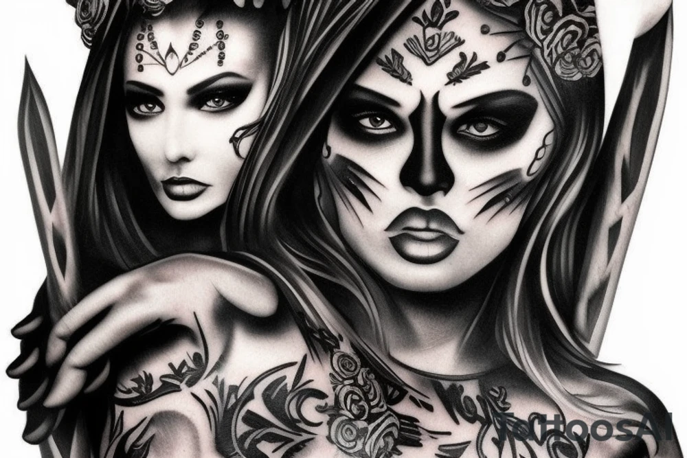 Albanian warrior tattoo idea