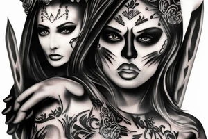Albanian warrior tattoo idea