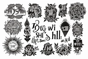 “It Shall Be Well” quote by Zolly tattoo idea