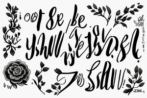 “It Shall Be Well” quote by Zolly tattoo idea