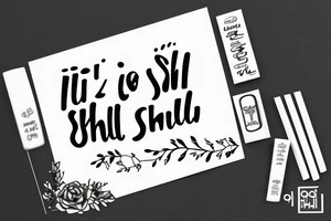 “It Shall Be Well” quote by Zolly tattoo idea