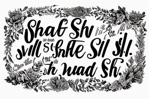 “It Shall Be Well” quote by Zolly tattoo idea