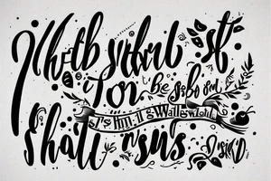 “It Shall Be Well” quote by Zolly tattoo idea