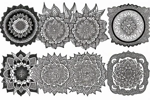 CAT Mandala tattoo idea