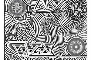 Ankh and infinity symbol tattoo idea