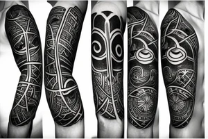 Ankh and infinity symbol tattoo idea