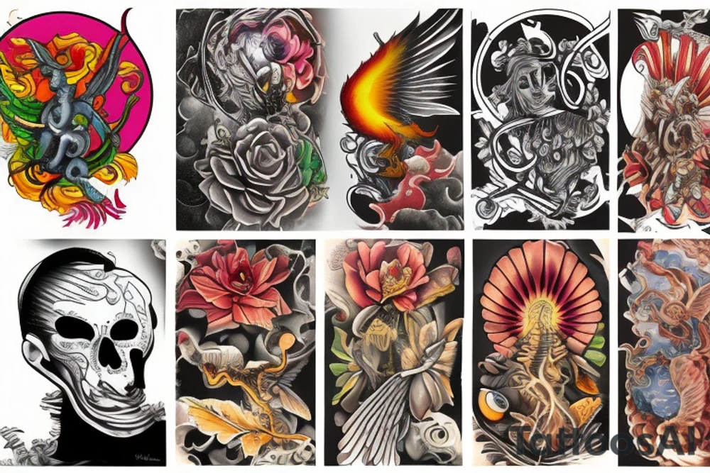 phoenix tattoo idea