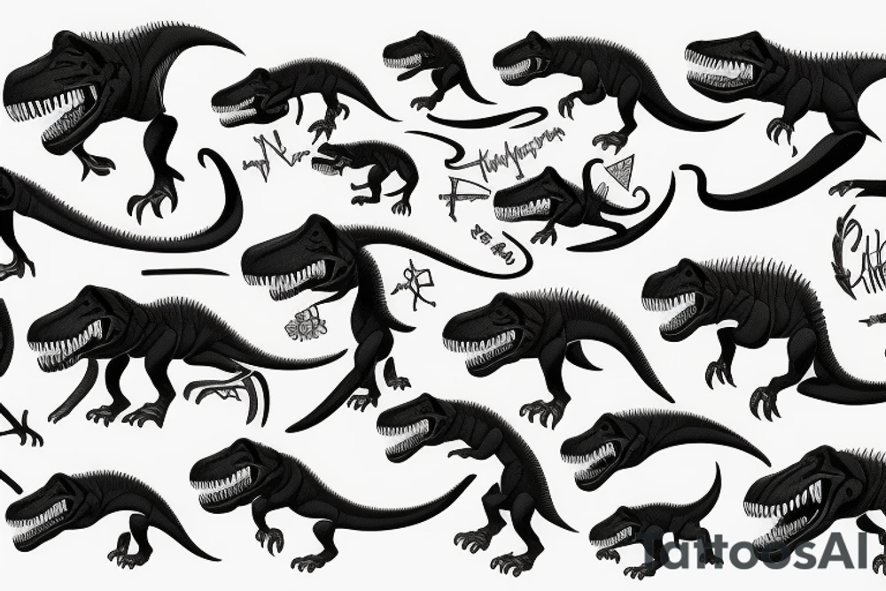 T-rex tattoo idea