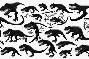 T-rex tattoo idea