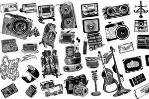 Travel Photography Music tattoo idea