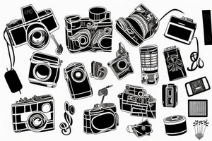 Travel Photography Music tattoo idea