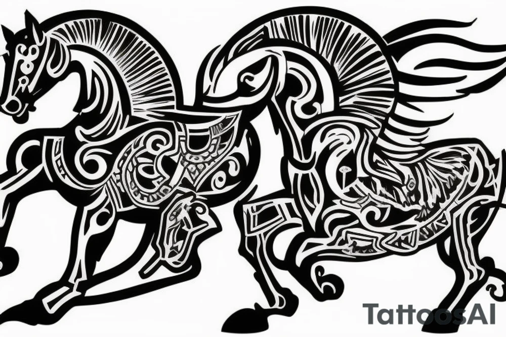 Trojan Horse tattoo idea