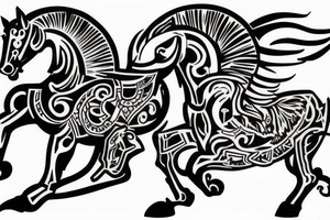 Trojan Horse tattoo idea